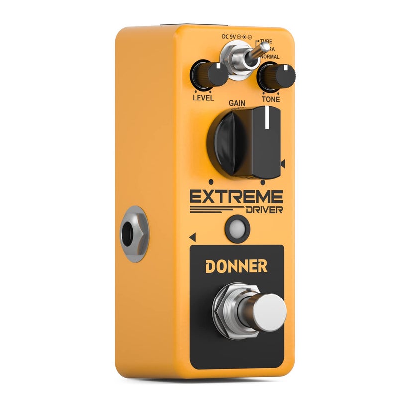 Donner Distortion Guitar Pedal, Extreme Driver Analog Turbo Distortion Effect 3 Modes True Bypass - Image 2
